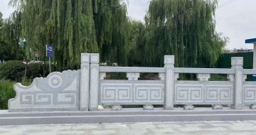 衡阳 芝麻灰桥栏杆、河道栏杆安装效果