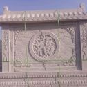 衡阳 芝麻白花岗岩屏风，照壁，影壁