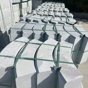 衡阳 芝麻灰弧形路沿石