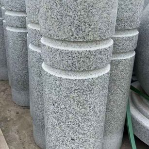 衡阳 芝麻白花岗岩挡车柱、隔离柱多少钱