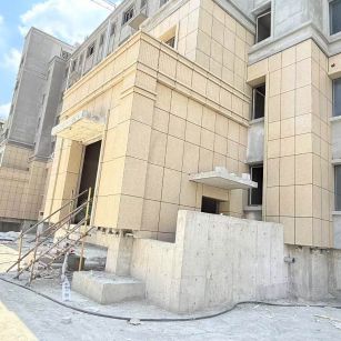 衡阳 黄金麻干挂，工地实拍