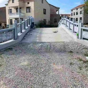 衡阳 芝麻灰花岗岩桥栏杆