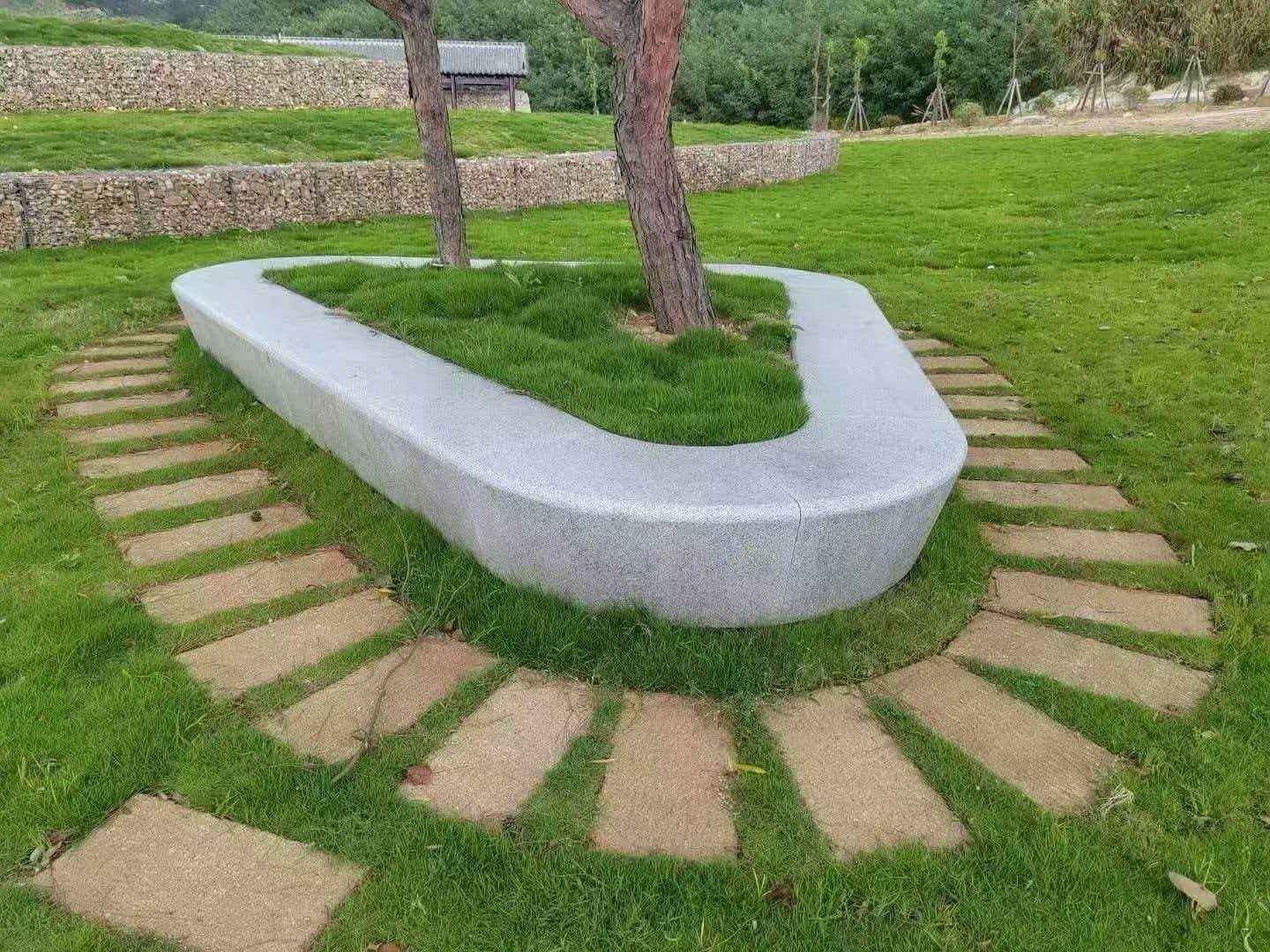 衡阳 芝麻白光面整石坐凳