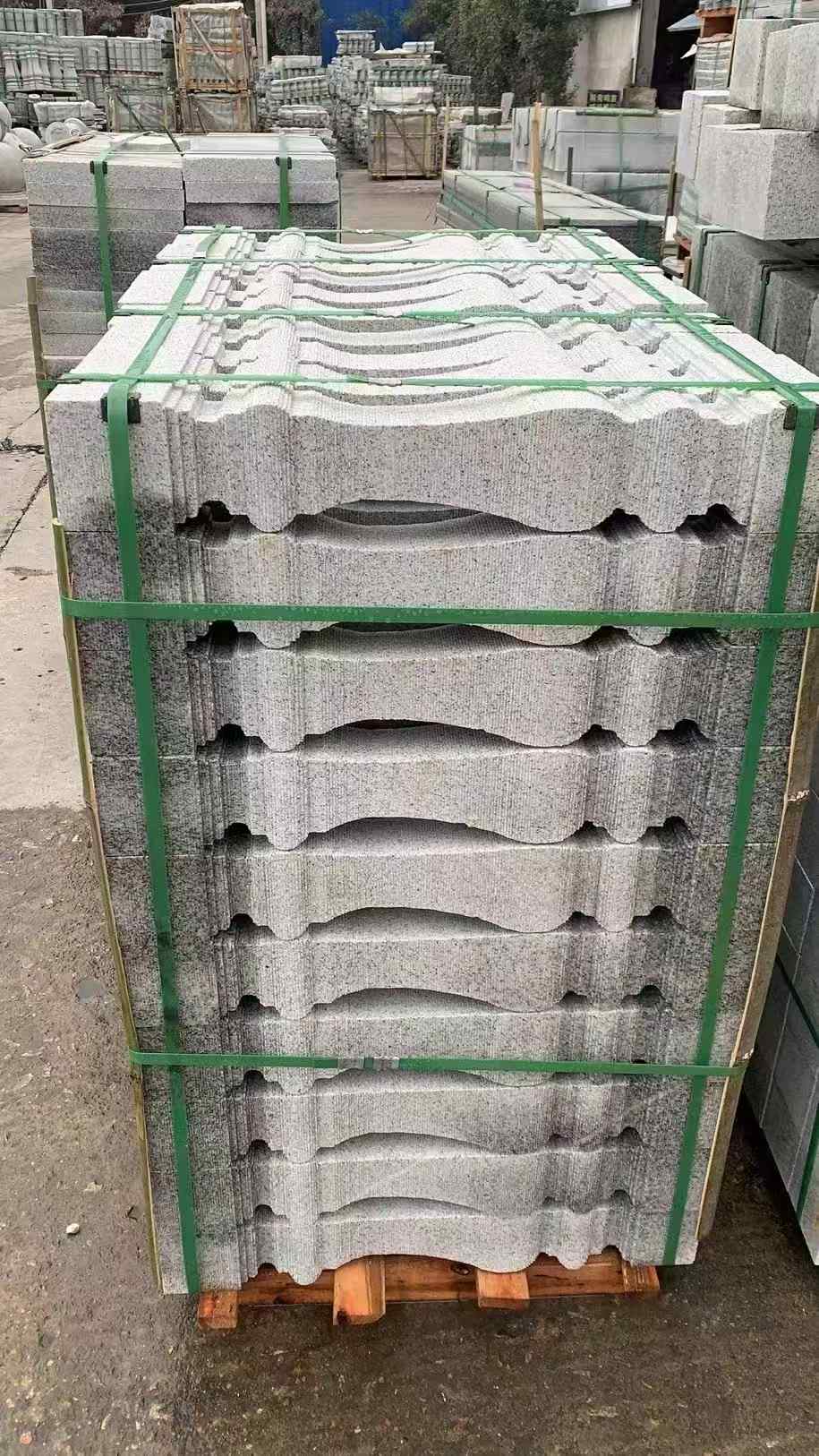 衡阳 芝麻白方形拉丝面，栏杆花瓶柱