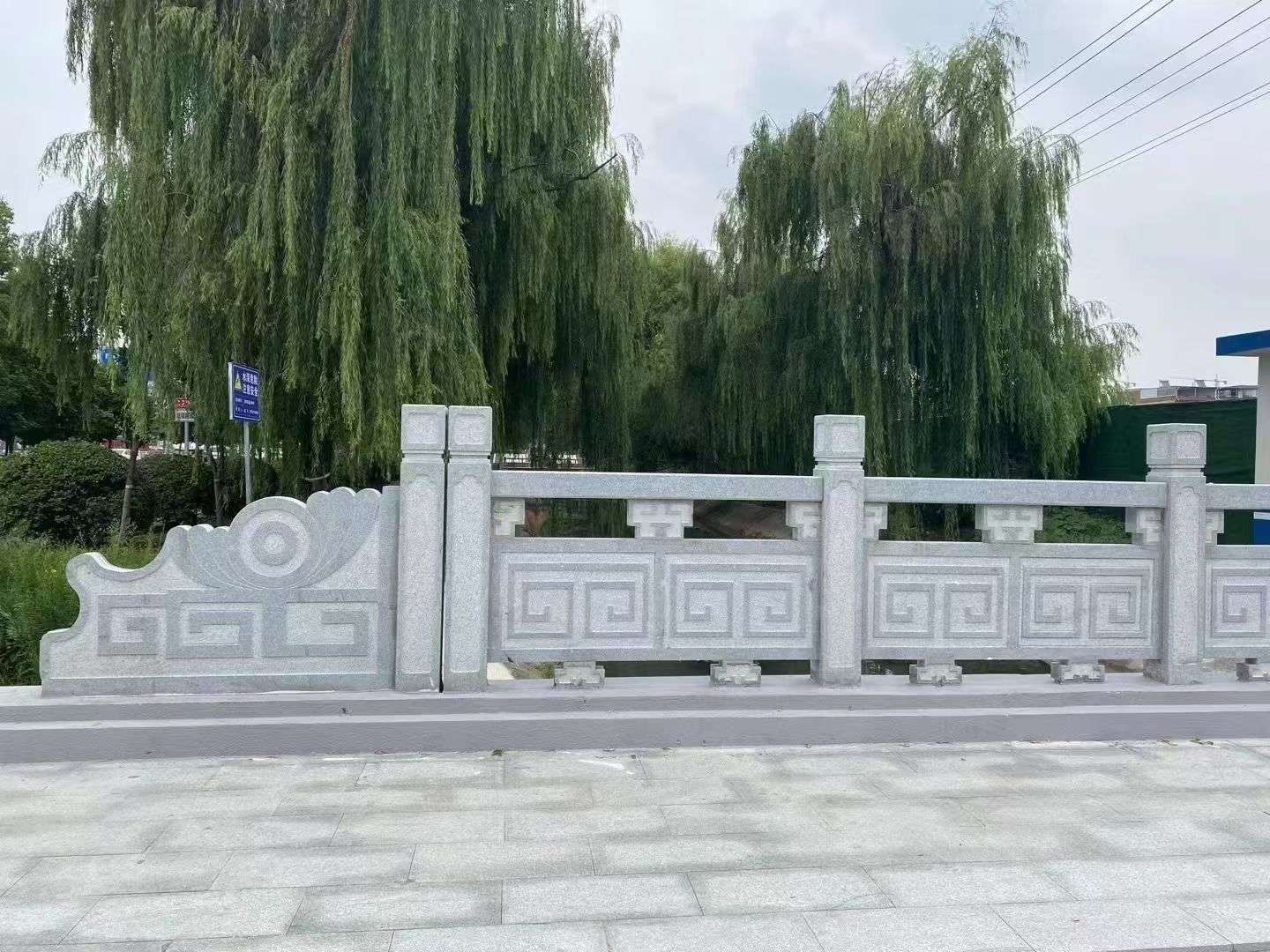 衡阳 芝麻灰桥栏杆、河道栏杆安装效果