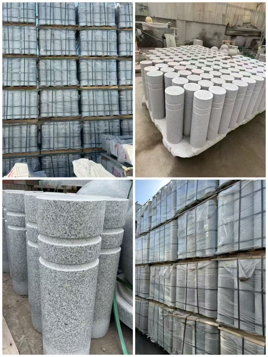 衡阳 芝麻白花岗岩挡车柱、隔离柱多少钱